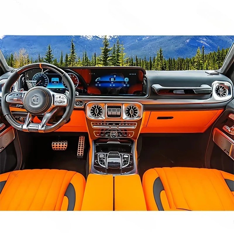 New W464 RHD LHD Full Set Leather Interior Upgrade Kits for  G Class W463 Conversion Dashboard Door Panel Bodykit